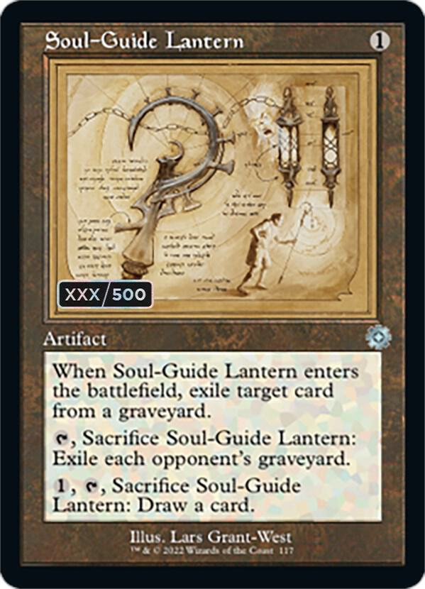 Soul-Guide Lantern (Schematic) (Serial Numbered) [The Brothers' War: Retro Frame Artifacts] 117