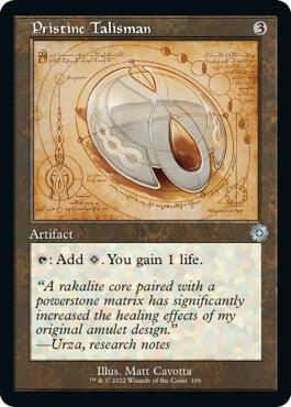 Pristine Talisman (Schematic) [The Brothers' War: Retro Frame Artifacts] 106