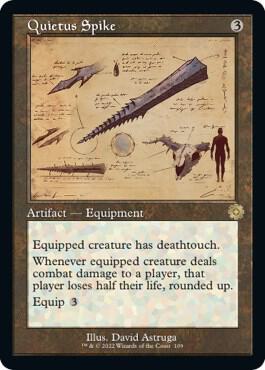 Quietus Spike (Schematic) [The Brothers' War: Retro Frame Artifacts] 109