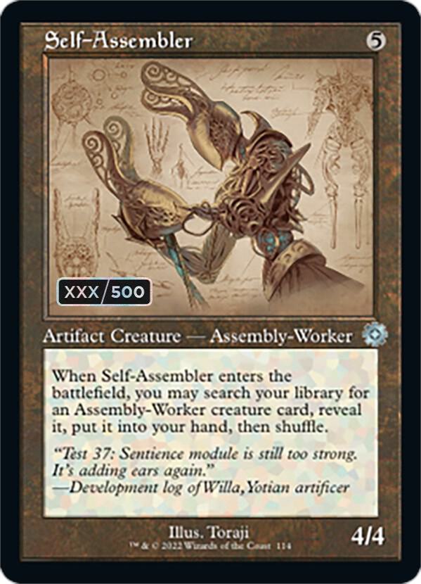 Self-Assembler (Schematic) (Serial Numbered) [The Brothers' War: Retro Frame Artifacts] 114