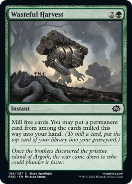 Wasteful Harvest [The Brothers' War] 196
