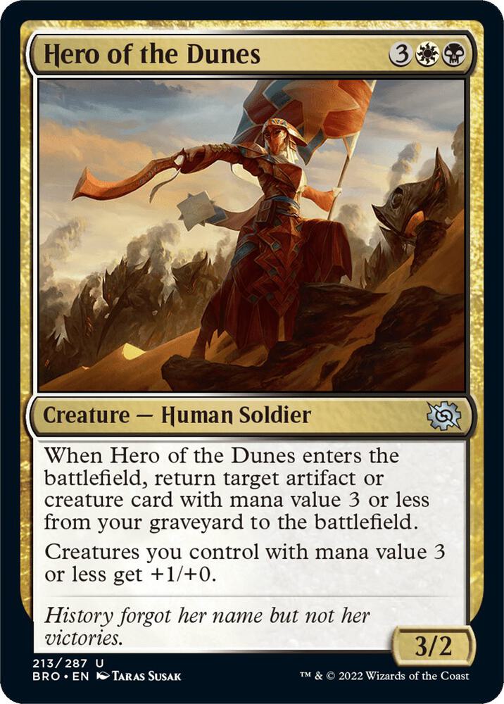 Hero of the Dunes [The Brothers' War] 213