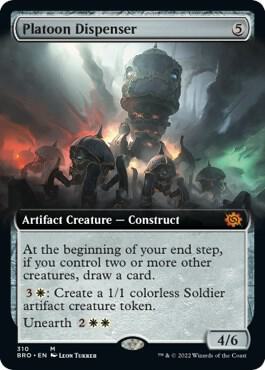 Platoon Dispenser (Extended Art) [The Brothers' War] 310
