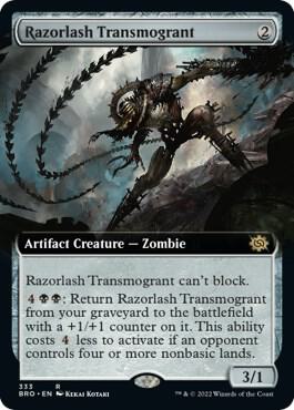 Razorlash Transmogrant (Extended Art) [The Brothers' War] 333