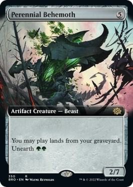 Perennial Behemoth (Extended Art) [The Brothers' War] 350