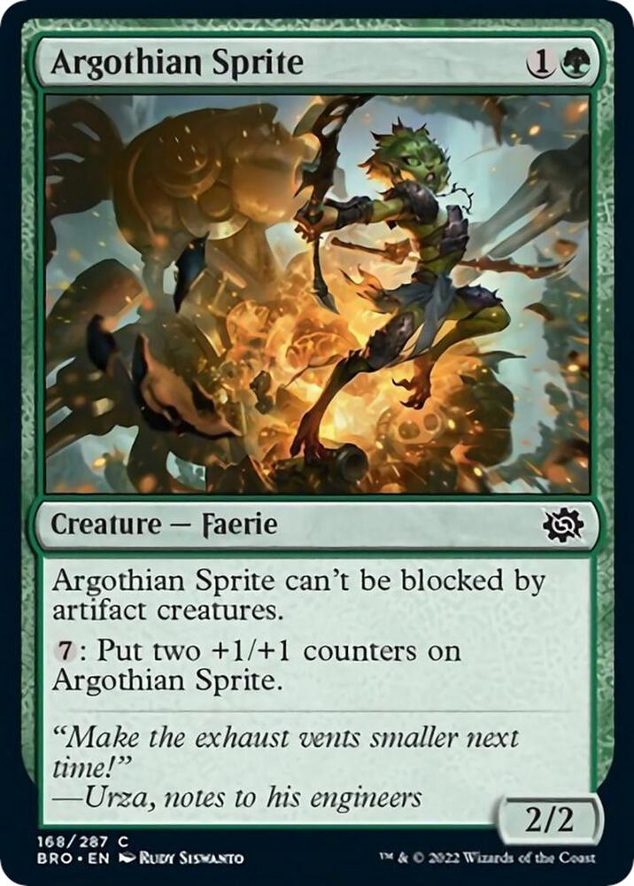 Argothian Sprite [The Brothers' War] 168