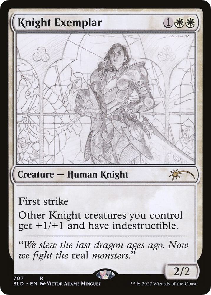 Knight Exemplar (707) [Secret Lair Drop Series] 707