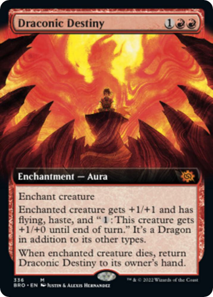 Draconic Destiny (Extended Art) [The Brothers' War] 336
