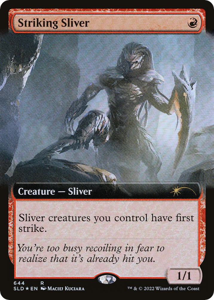 Striking Sliver (Extended Art) [Secret Lair Drop Series] 644