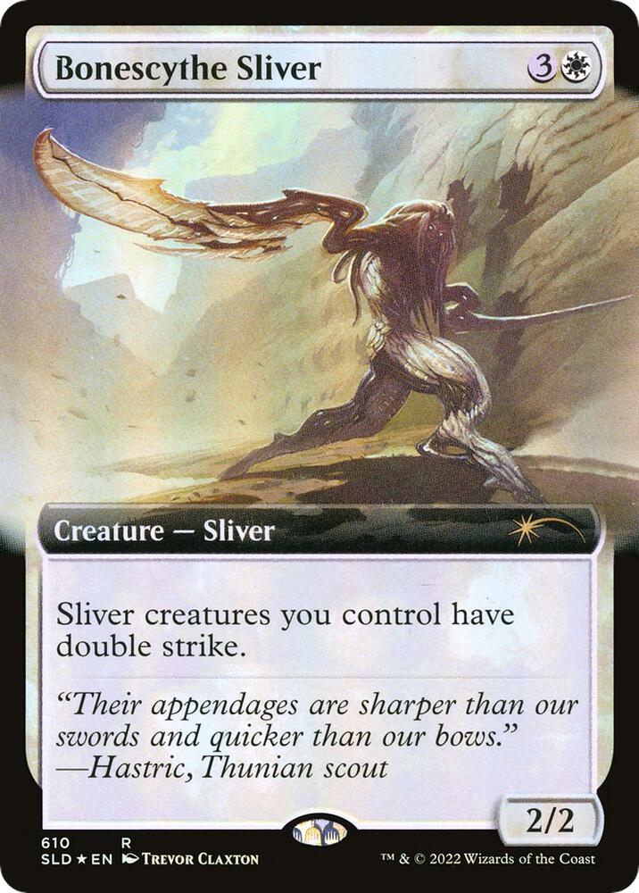 Bonescythe Sliver (Extended Art) [Secret Lair Drop Series] 610
