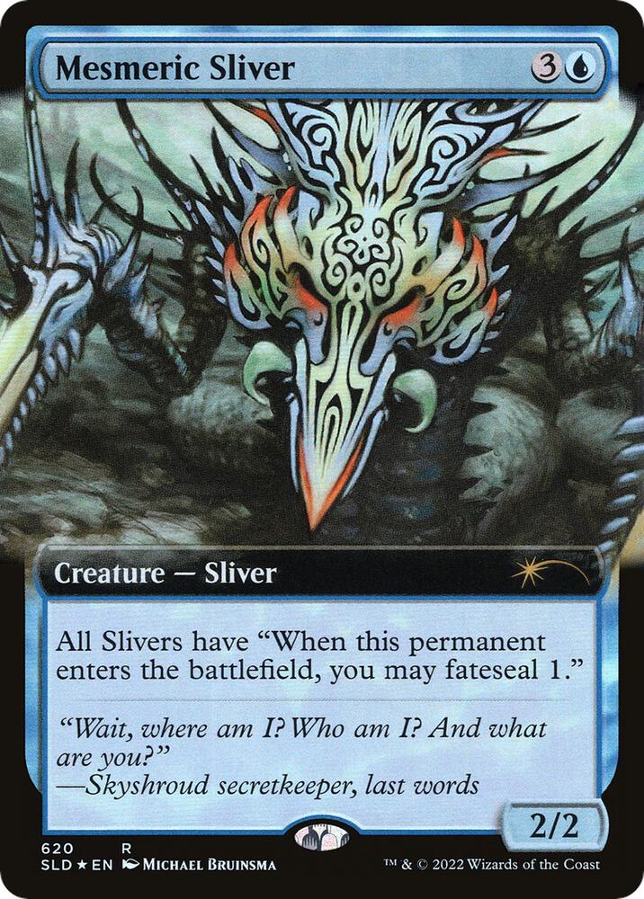 Mesmeric Sliver (Extended Art) [Secret Lair Drop Series] 620