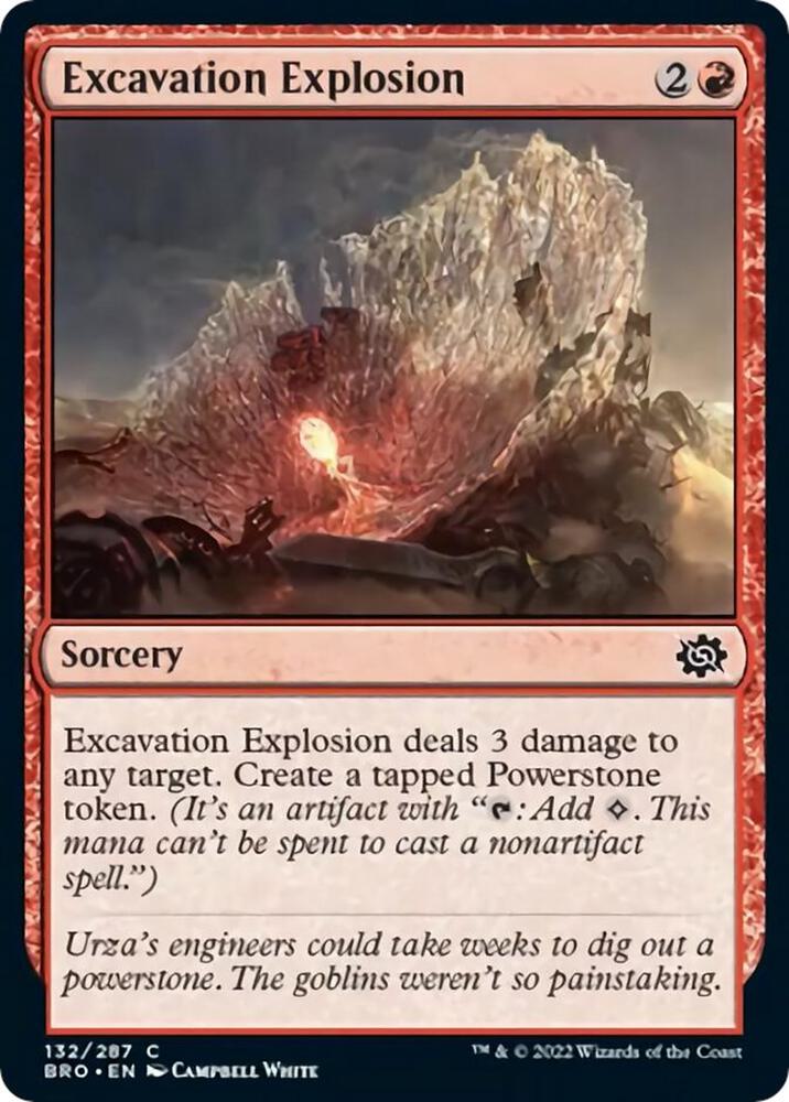 Excavation Explosion [The Brothers' War] 132
