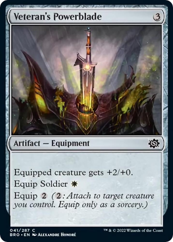 Veteran's Powerblade [The Brothers' War] 41