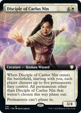 Disciple of Caelus Nin (Extended Art) [Commander: The Brothers' War] 41