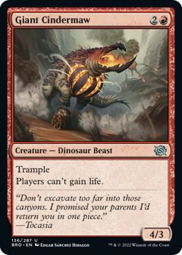 Giant Cindermaw [The Brothers' War] 136