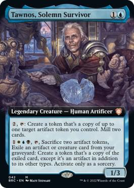 Tawnos, Solemn Survivor (Extended Art) [Commander: The Brothers' War] 42