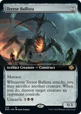 Terror Ballista (Extended Art) [The Brothers' War] 375