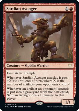 Sardian Avenger [Commander: The Brothers' War] 23