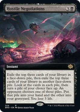 Hostile Negotiations (Extended Art) [The Brothers' War] 329