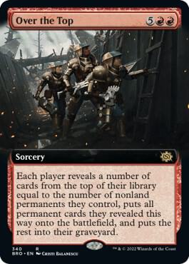 Over the Top (Extended Art) [The Brothers' War] 340