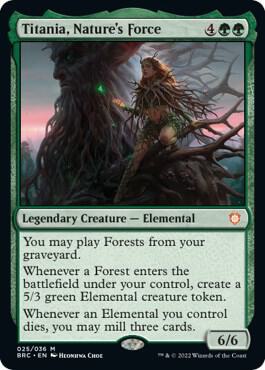 Titania, Nature's Force [Commander: The Brothers' War] 25