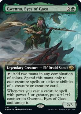 Gwenna, Eyes of Gaea (Extended Art) [The Brothers' War] 347