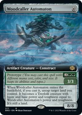 Woodcaller Automaton (Extended Art) [The Brothers' War] 377