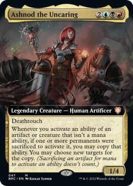 Ashnod the Uncaring (Extended Art) [Commander: The Brothers' War] 47