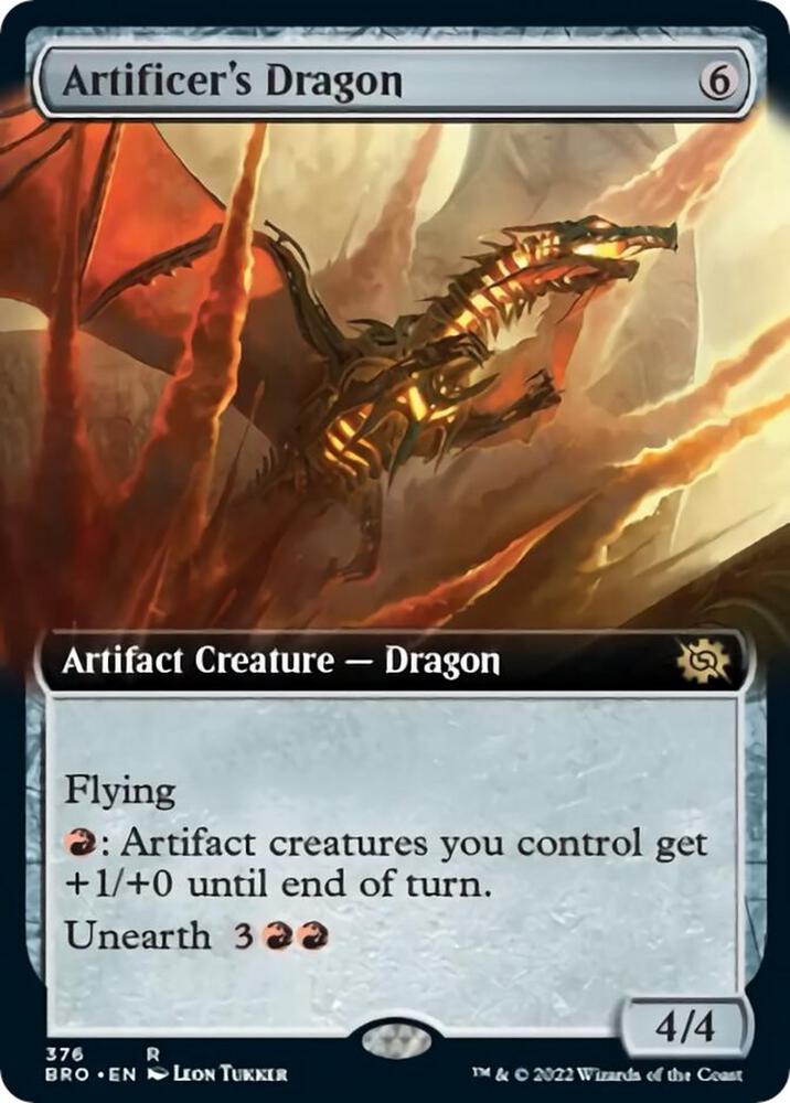 Artificer's Dragon (Extended Art) [The Brothers' War] 376