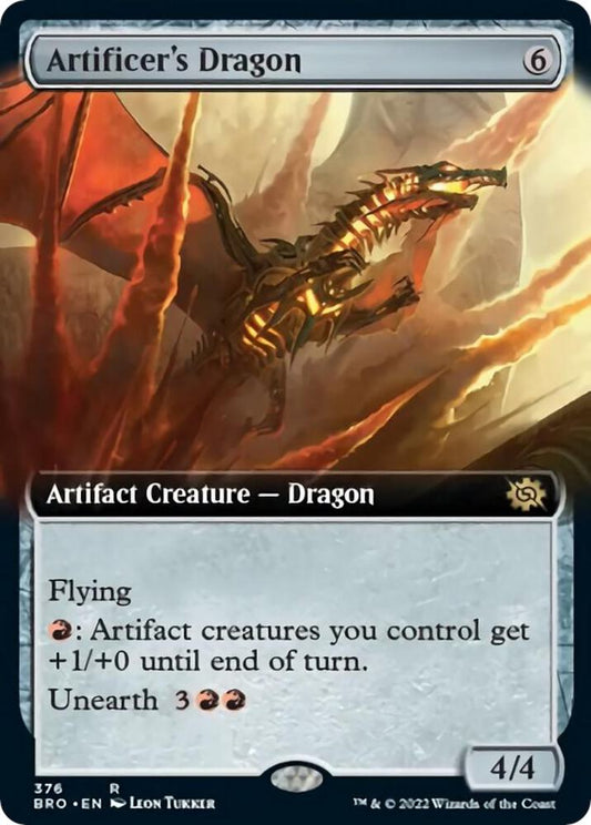 Artificer's Dragon (Extended Art) [The Brothers' War] 376