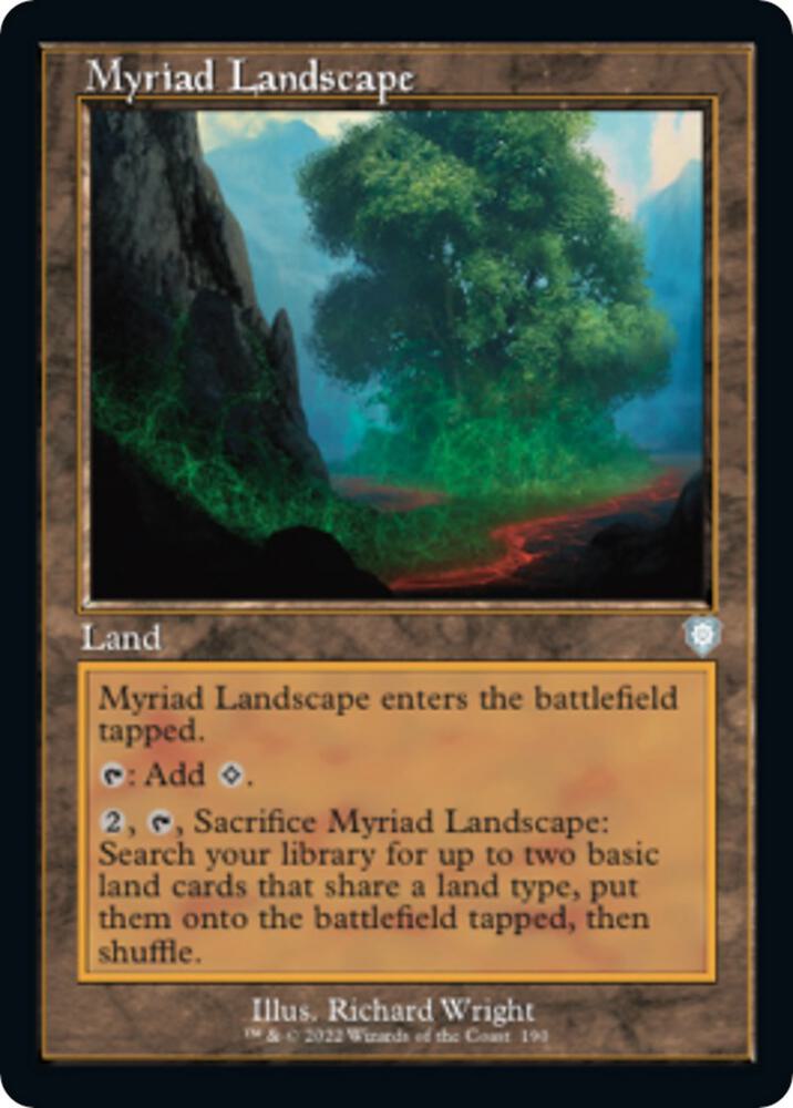 Myriad Landscape (Retro Frame) [Commander: The Brothers' War] 190