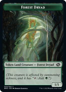Forest Dryad Token [The Brothers' War] 3