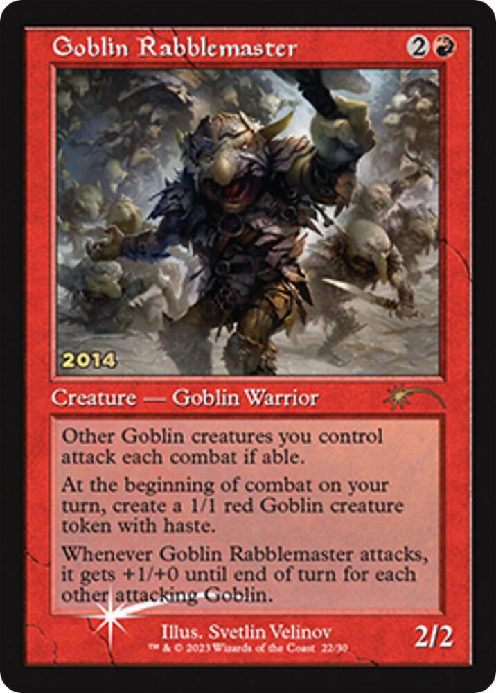 Goblin Rabblemaster [30th Anniversary Promos] 22