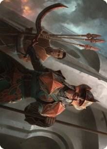 Siege Veteran Art Card [Art Series: The Brothers' War] 3