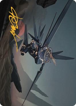 Steel Seraph Art Card (Gold-Stamped Signature) [Art Series: The Brothers' War] 6
