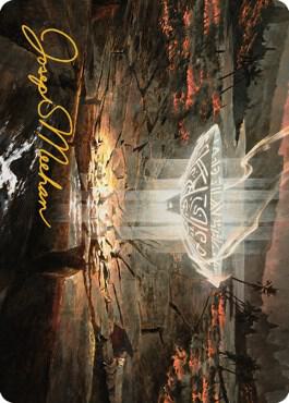 Urza's Sylex Art Card (Gold-Stamped Signature) [Art Series: The Brothers' War] 7