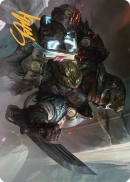 Retrieval Agent Art Card (Gold-Stamped Signature) [Art Series: The Brothers' War] 11