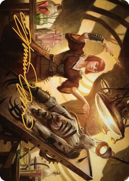 Ashnod, Flesh Mechanist Art Card (Gold-Stamped Signature) [Art Series: The Brothers' War] 15