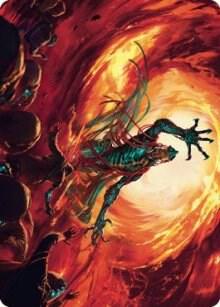 Gix, Yawgmoth Praetor Art Card [Art Series: The Brothers' War] 16