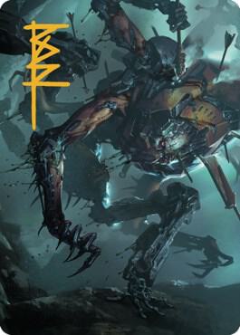 Scrapwork Rager Art Card (Gold-Stamped Signature) [Art Series: The Brothers' War] 18