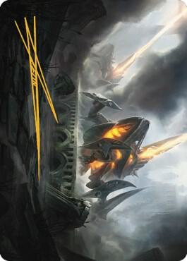Skitterbeam Battalion Art Card (Gold-Stamped Signature) [Art Series: The Brothers' War] 21