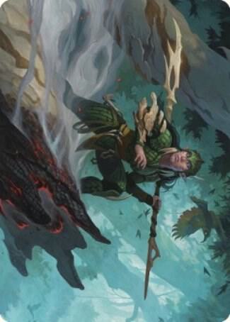 Gwenna, Eyes of Gaea Art Card [Art Series: The Brothers' War] 25