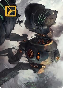 Rust Goliath Art Card (Gold-Stamped Signature) [Art Series: The Brothers' War] 29