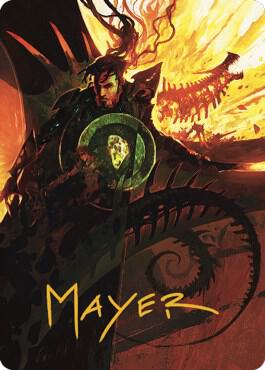 Mishra's Command Art Card (Gold-Stamped Signature) [Art Series: The Brothers' War] 33