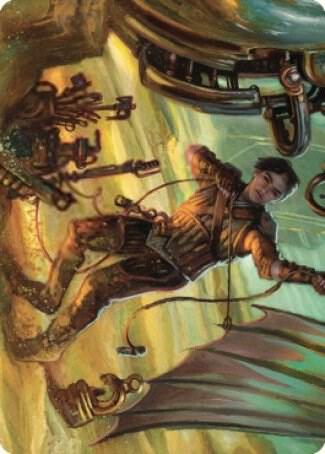 Mishra, Excavation Prodigy Art Card [Art Series: The Brothers' War] 36