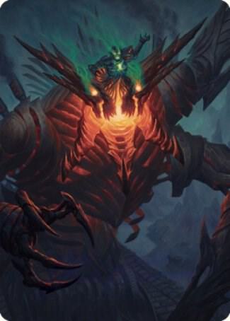 Mishra, Lost to Phyrexia Art Card [Art Series: The Brothers' War] 38
