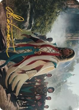 Queen Kayla bin-Kroog Art Card (Gold-Stamped Signature) [Art Series: The Brothers' War] 39