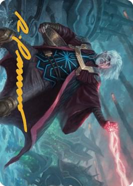 Urza, Lord Protector Art Card (Gold-Stamped Signature) [Art Series: The Brothers' War] 41