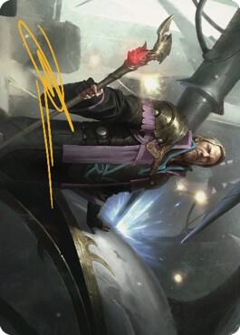 Urza, Prince of Kroog Art Card (Gold-Stamped Signature) [Art Series: The Brothers' War] 43