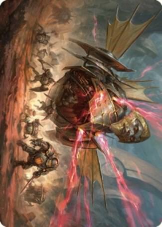 Liberator, Urza's Battlethopter Art Card [Art Series: The Brothers' War] 44